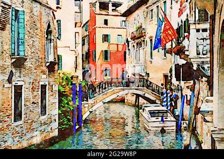 Venedig, Italien. Stockfoto