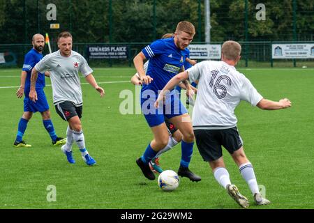 Hereford, Großbritannien. August 2020. Vor der Saison freundlich zwischen Hereford Lads Club und Littleton Stockfoto