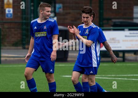 Hereford, Großbritannien. August 2020. Vor der Saison freundlich zwischen Hereford Lads Club und Littleton Stockfoto