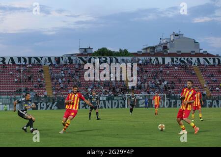 Turin, Italien, 9. Juni 2021. Eine allgemeine Ansicht während des Spiels der Serie C im Stadio Giuseppe Moccagatta - Alessandria, Turin. Bildnachweis sollte lauten: Jonathan Moscrop / Sportimage Stockfoto