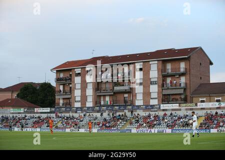 Turin, Italien, 9. Juni 2021. Eine allgemeine Ansicht während des Spiels der Serie C im Stadio Giuseppe Moccagatta - Alessandria, Turin. Bildnachweis sollte lauten: Jonathan Moscrop / Sportimage Stockfoto