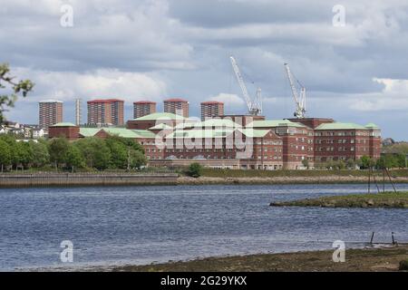 Golden Jubilee Conference Hotel, Beardmore Street, Glasgow, G81 4SA. Schottland, das früher als Beardmore Hotel bekannt war. Stockfoto