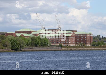 Golden Jubilee Conference Hotel, Beardmore Street, Glasgow, G81 4SA. Schottland, das früher als Beardmore Hotel bekannt war. Stockfoto