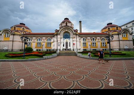 Die regionale Geschichte Museum in Banski Square, Sofia, Bulgarien. Stockfoto