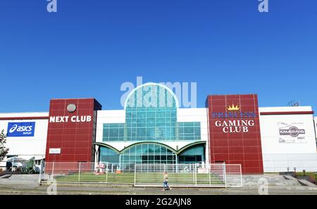 Der Next Club und der Princess Spielclub in Sofia, Bulgarien. Stockfoto