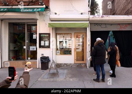 Cha an BONBON, 238A E 9. St, New York, NYC Foto von einem japanischen Dessertladen im East Village-Viertel von Manhattan. Stockfoto