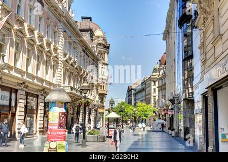 Belgrader Wahrzeichen, HDR-Bild Stockfoto