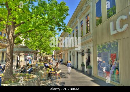 Belgrader Wahrzeichen, HDR-Bild Stockfoto