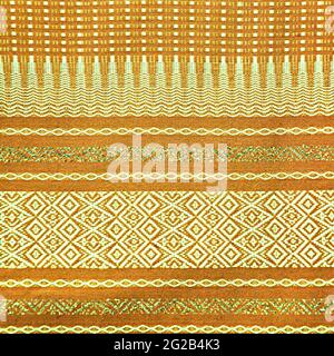 Traditionelle Thai Stoffmuster als Hintergrund Stockfoto