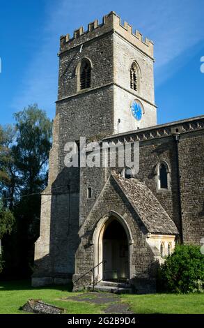 St. Marien Kirche, Upper Heyford, Oxfordshire, England, Vereinigtes Königreich Stockfoto
