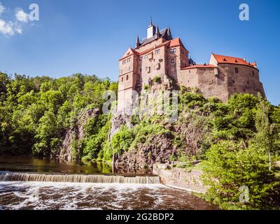 Schloss Kriebstein in Sachsen Ostdeutschland Stockfoto