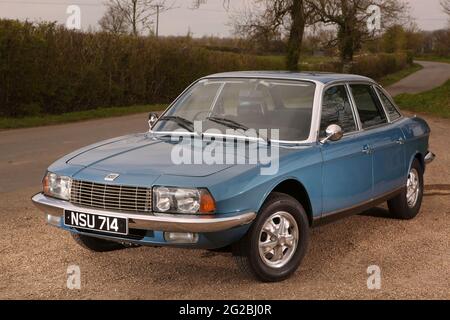 Ein NSU Ro80 klassischer deutscher Wagen mit Drehmotor Stockfoto