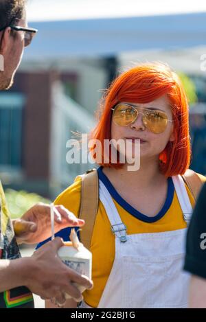 Szenen aus Dundas West Festival 2015, kleine Portugal, Toronto Stockfoto