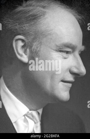 FRANCIS CRICK (1916-2004) englischer Molekularbiologe, dessen Arbeit mit James Watson bei der Entdeckung der doppelten Helix-Struktur der DNA half Stockfoto