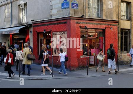 FRANCE, PARIS (75) 4 TH ARRONDISSEMENT, DISTRICT OF MARAIS Stockfoto