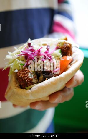 FRANCE, PARIS (75) 4 TH ARRONDISSEMENT, DISTRICT OF MARAIS, JEWISH DISTRICT OF THE RUE DES ROSIERS, FALAFEL Stockfoto