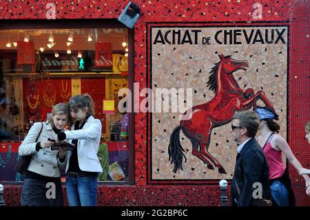 FRANCE, PARIS (75) 4 TH ARRONDISSEMENT, DISTRICT OF MARAIS Stockfoto