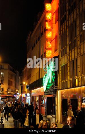FRANCE, PARIS (75) 11 TH ARRONDISSEMENT, BASTILLE-VIERTEL, BARS UND RESTAURANTS DER RUE DE LAPPE, LE BALAJO Stockfoto