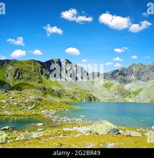 Bergsee Hincovo pleso in der Hohen Tatra - Slowakei Stockfoto