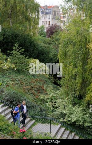 FRANKREICH. PARIS (75) 13E ARR. LA BUTTE AUX CAILLES Stockfoto