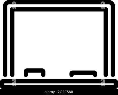 Symbol Der Tafel Im Klassenzimmer. Auffälliges Design mit bearbeitbarer Konturbreite. Vektorgrafik. Stock Vektor