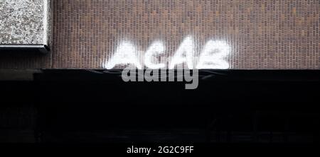 ACAB Stockfoto