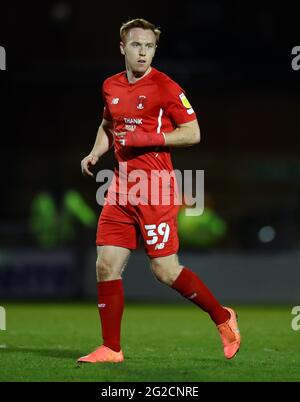 Aktenfoto vom 12-12-2020 von Leyton Orients Danny Johnson. Ausgabedatum: Donnerstag, 10. Juni 2021. Stockfoto