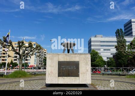 Denkmal für die Opfer von Flucht und Vertreibung, Theodor-Heuss-Platz, Berlin Stockfoto