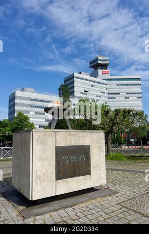 Denkmal für die Opfer von Flucht und Vertreibung, Theodor-Heuss-Platz, Berlin Stockfoto