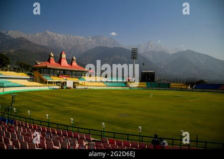 HPCA Cricket Stadium, Dharamshala Indien Stockfoto