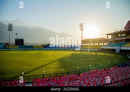 HPCA Cricket Stadium, Dharamshala Indien Stockfoto