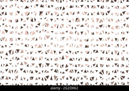 Polygonaler beigefarbener Mosaikhintergrund. Abstrakte Low-Poly-Vektor-Illustration. Dreieckiges Muster im Halbtonstil. Geometrisches Geschäftsdesign der Vorlage Stock Vektor