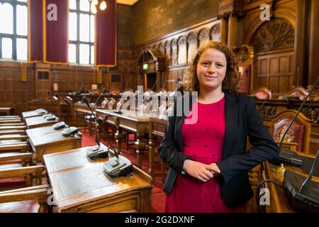 Olivia Blake ist die neue stellvertretende Vorsitzende des Stadtrats von Sheffield Stockfoto