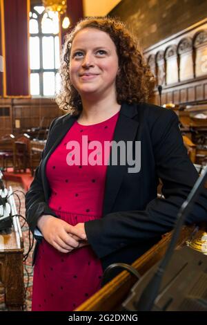 Olivia Blake ist die neue stellvertretende Vorsitzende des Stadtrats von Sheffield Stockfoto