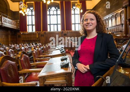 Olivia Blake ist die neue stellvertretende Vorsitzende des Stadtrats von Sheffield Stockfoto