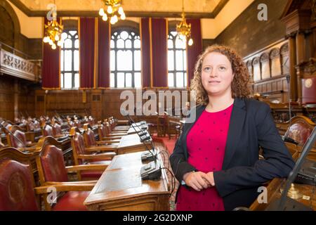 Olivia Blake ist die neue stellvertretende Vorsitzende des Stadtrats von Sheffield Stockfoto