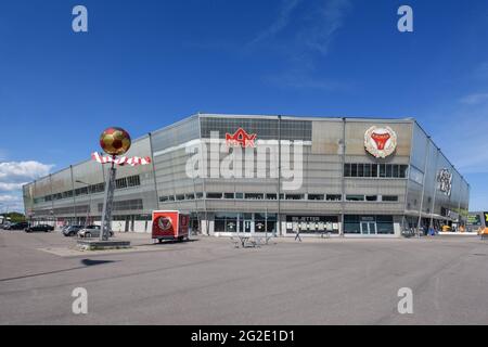 Kalmar, Schweden. Juni 2021. Die Arena vor dem Freundschaftsspiel am 10. Juni 2021 zwischen Schweden und Norwegen in der Guldfageln Arena in Kalmar, Schweden Quelle: SPP Sport Press Foto. /Alamy Live News Stockfoto