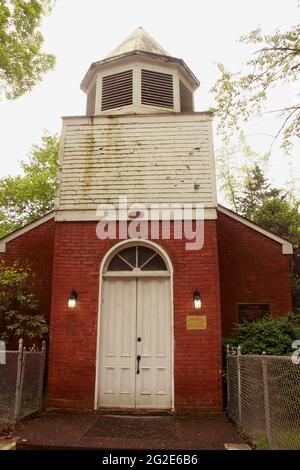 Vorderansicht der Virginia's Chapel aus dem 19. Jahrhundert, WV, USA Stockfoto