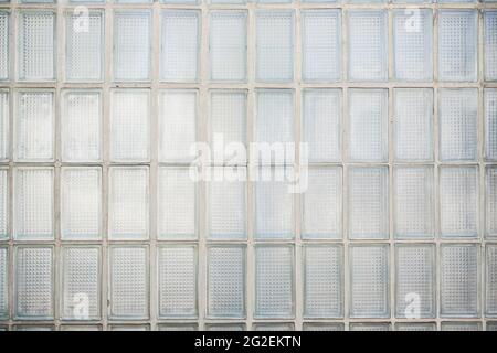 Glasstein oder Backsteinwand Hintergrund Stockfoto