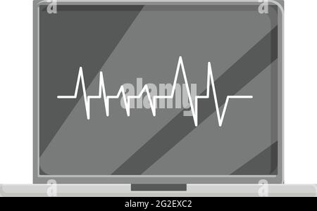 Symbol für die Reparatur von Laptops. Cartoon der Unterstützung Laptop Reparatur Vektor-Symbol für Web-Design auf weißem Hintergrund isoliert Stock Vektor