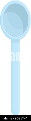 Symbol für den Campinglöffel. Cartoon von Camping Löffel Vektor-Symbol für Web-Design isoliert auf weißem Hintergrund Stock Vektor