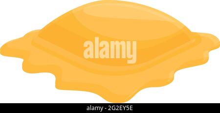 Vegetarisches Ravioli-Symbol. Cartoon von Vegetarian Ravioli Vektor-Symbol für Web-Design isoliert auf weißem Hintergrund Stock Vektor