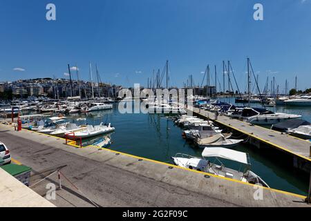 Marina Zéa Marina - Pasalimani - Piräus Griechenland Stockfoto