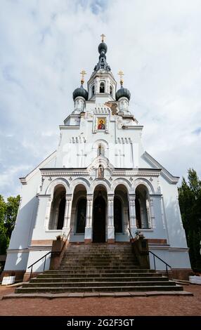 Kathedrale von Wladimir Ikone der Gottesmutter. Stockfoto