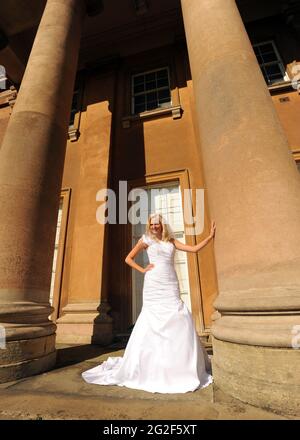 Braut Hochzeit Fayre Himley Hall, Himley, Staffordshire, England, UK Stockfoto