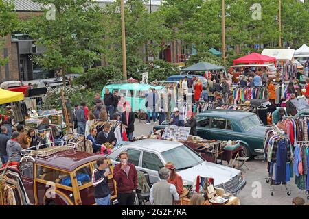 GROSSBRITANNIEN /England /London /der Classic Car Boot Sale Stockfoto