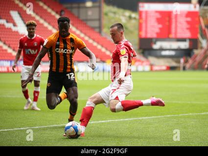 Charlton Athletic’s Liam Millar in Aktion während des Sky Bet League One-Spiels im Londoner Valley. Bilddatum: Sonntag, 9. Mai 2021. Stockfoto