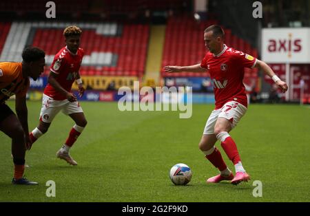 Charlton Athletic’s Liam Millar in Aktion während des Sky Bet League One-Spiels im Londoner Valley. Bilddatum: Sonntag, 9. Mai 2021. Stockfoto