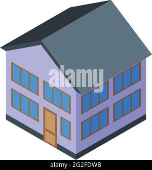Smart House-Symbol. Isometrie des Smart House-Vektorsymbols für Webdesign auf weißem Hintergrund isoliert Stock Vektor