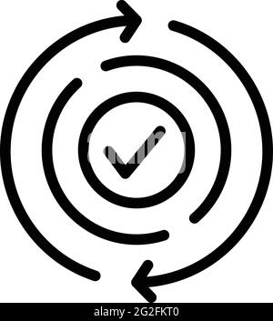 Symbol für echte Vertrauensbeziehung. Vektorsymbol für echte Vertrauensbeziehung für Webdesign auf weißem Hintergrund isoliert darstellen Stock Vektor